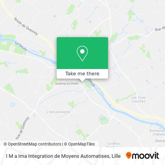 I M a Ima Integration de Moyens Automatises map