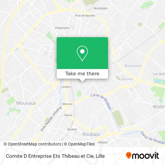 Comite D Entreprise Ets Thibeau et Cie map