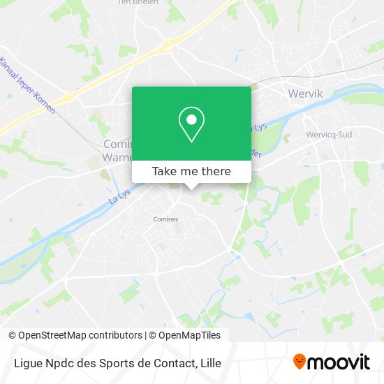 Ligue Npdc des Sports de Contact map