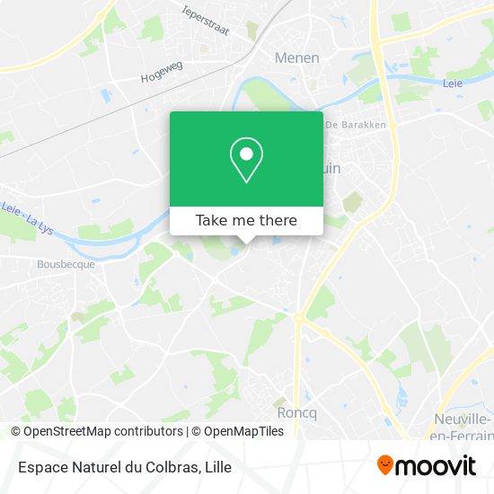Espace Naturel du Colbras map