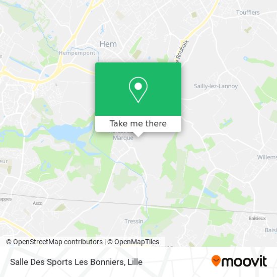 Salle Des Sports Les Bonniers map