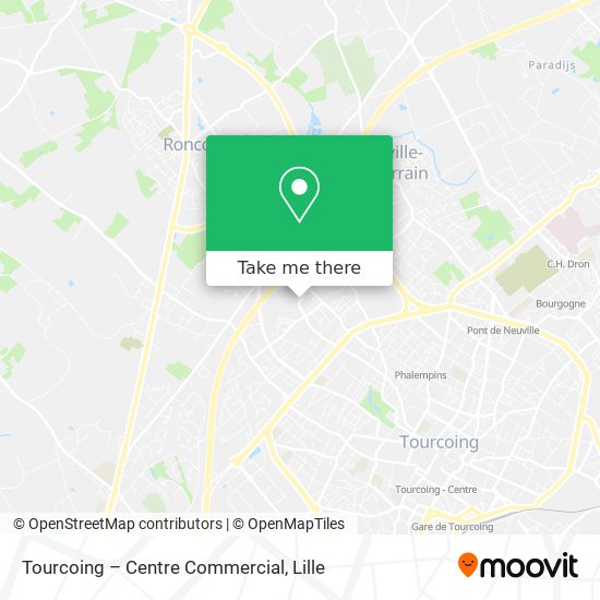 Tourcoing – Centre Commercial map