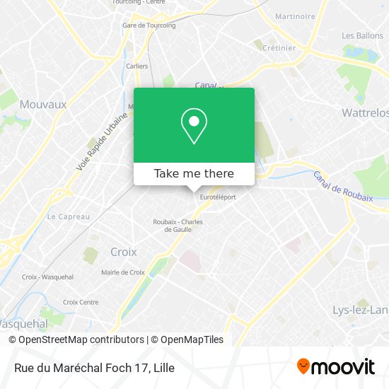 Rue du Maréchal Foch 17 map