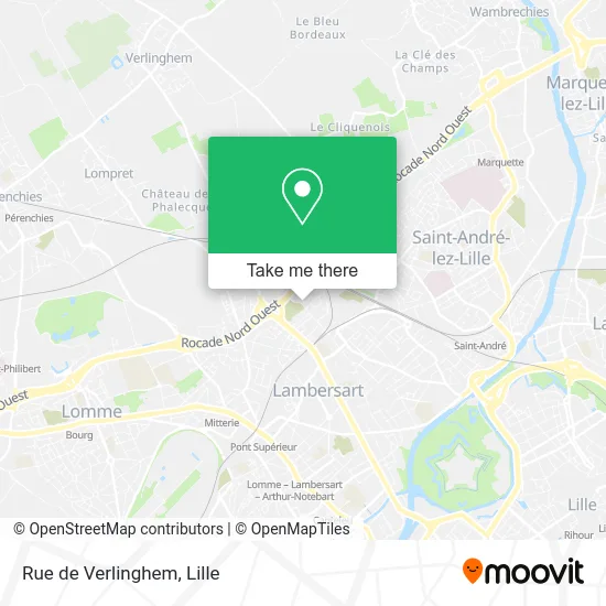 Rue de Verlinghem map