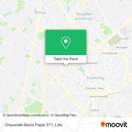 Chaussée Denis Papin 311 map