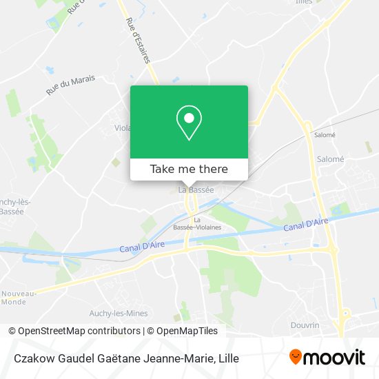 Czakow Gaudel Gaëtane Jeanne-Marie map