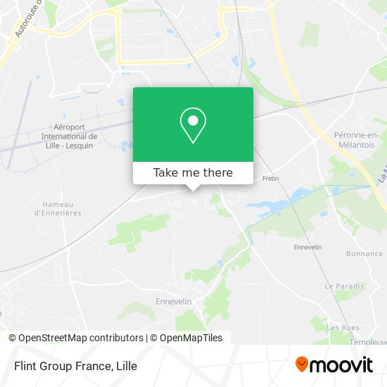 Flint Group France map