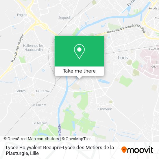 Lycée Polyvalent Beaupré-Lycée des Métiers de la Plasturgie map