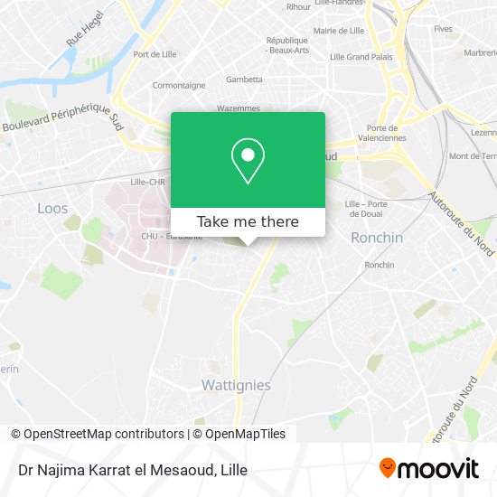 Dr Najima Karrat el Mesaoud map
