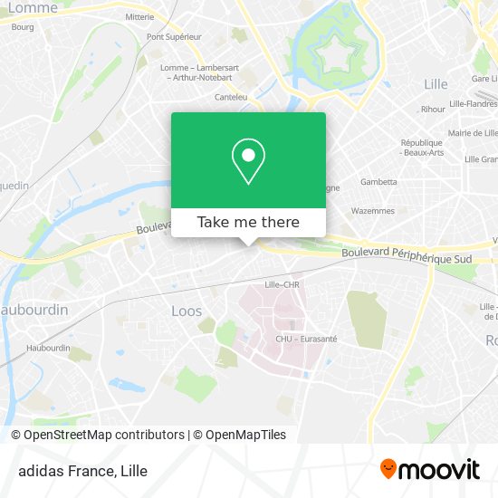 Mapa adidas France