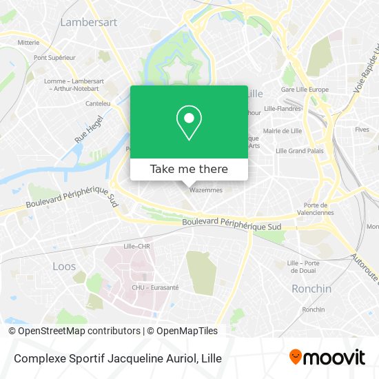 Complexe Sportif Jacqueline Auriol map