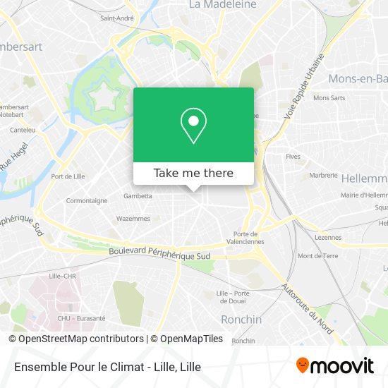 Ensemble Pour le Climat - Lille map