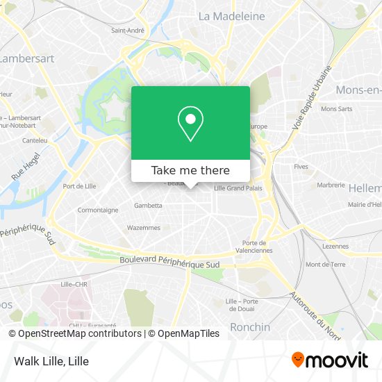 Walk Lille map