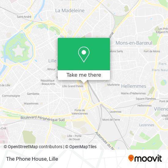 The Phone House map