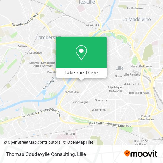 Thomas Coudevylle Consulting map