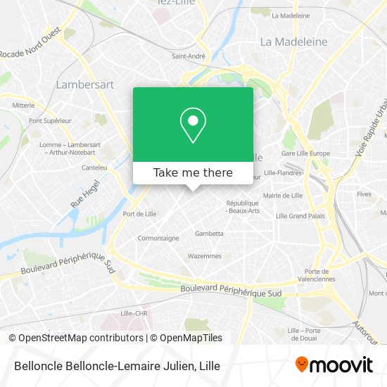 Mapa Belloncle Belloncle-Lemaire Julien