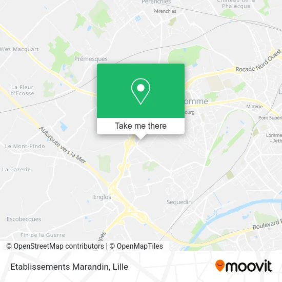 Etablissements Marandin map