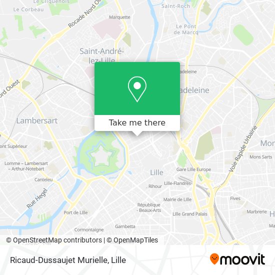 Ricaud-Dussaujet Murielle map