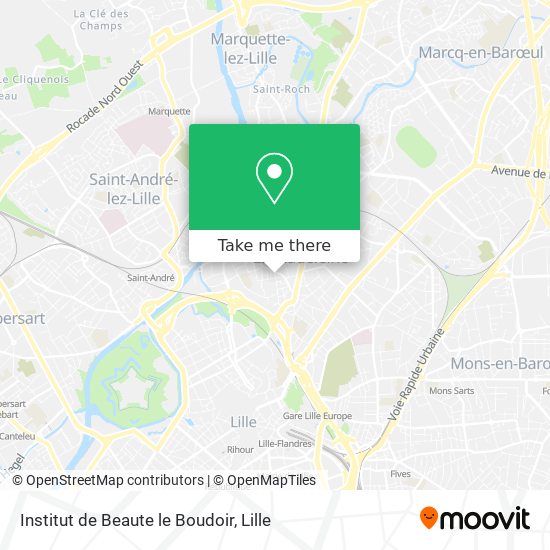 Institut de Beaute le Boudoir map