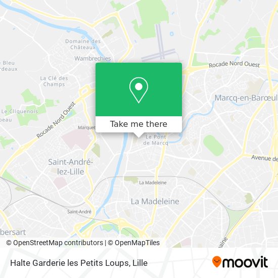 Halte Garderie les Petits Loups map