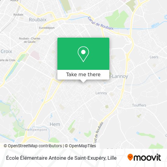 École Élémentaire Antoine de Saint-Exupéry map