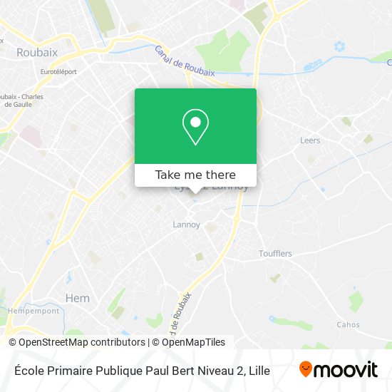 École Primaire Publique Paul Bert Niveau 2 map