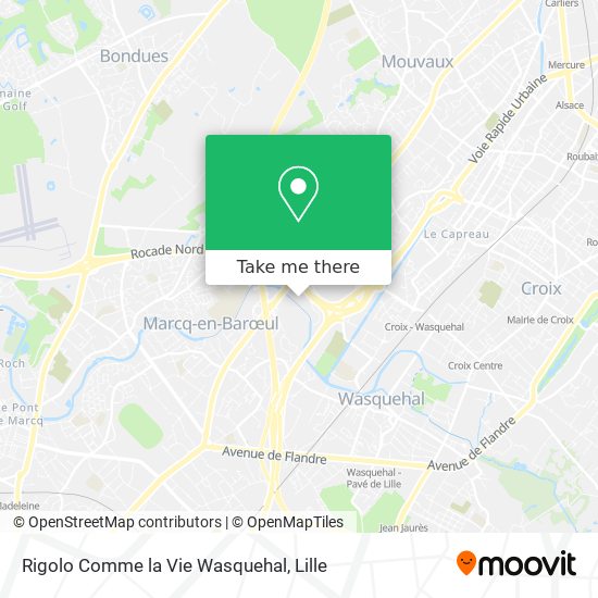 Rigolo Comme la Vie Wasquehal map