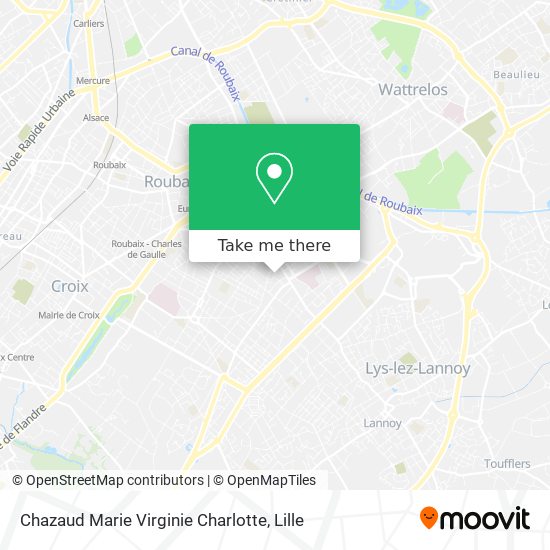 Chazaud Marie Virginie Charlotte map