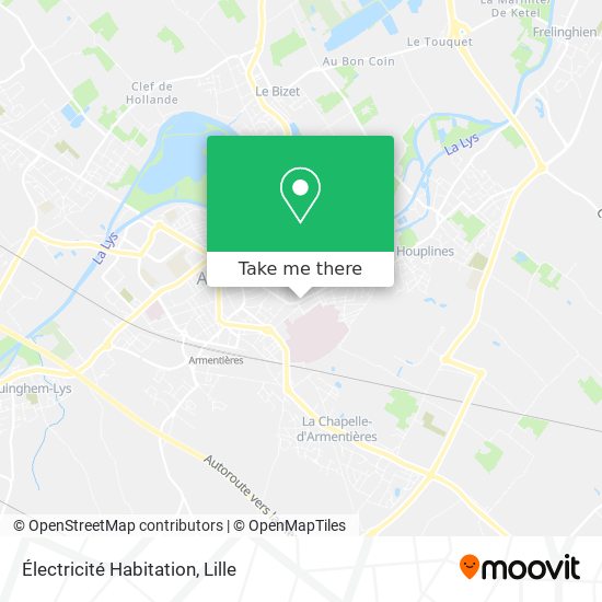 Électricité Habitation map