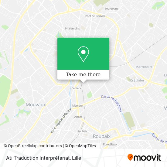 Ati Traduction Interprétariat map