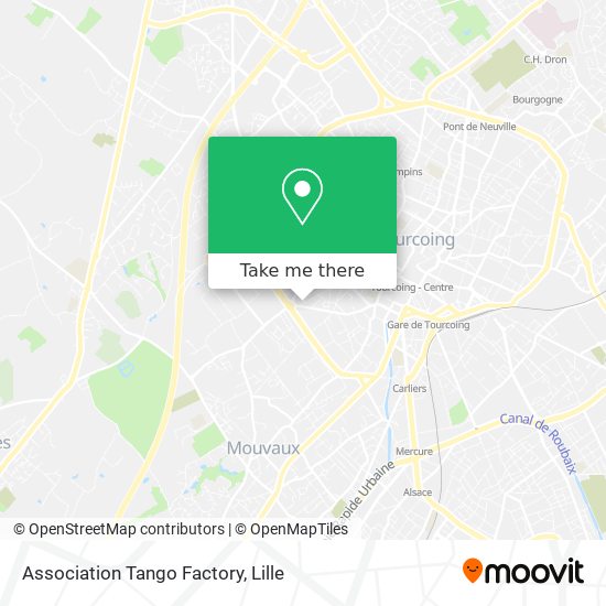 Association Tango Factory map