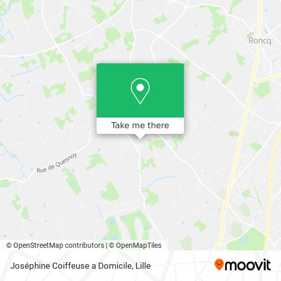 Joséphine Coiffeuse a Domicile map