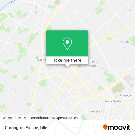 Mapa Carrington France