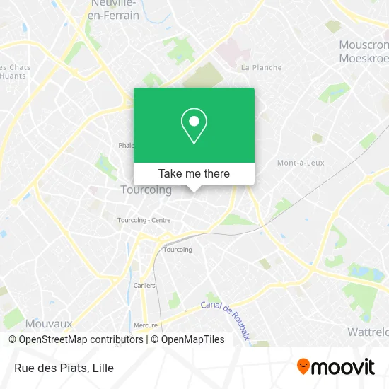 Rue des Piats map