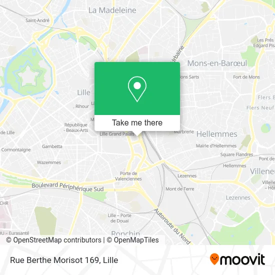 Rue Berthe Morisot 169 map