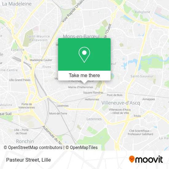 Rue Pasteur map