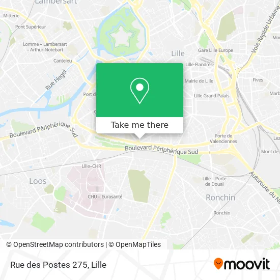 Rue des Postes 275 map