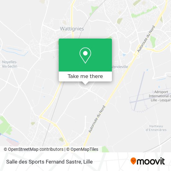 Salle des Sports Fernand Sastre map
