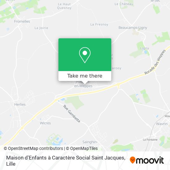Maison d'Enfants à Caractère Social Saint Jacques map