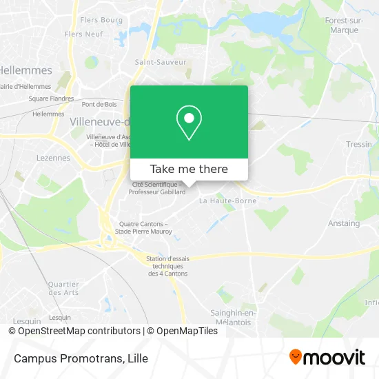 Campus Promotrans map