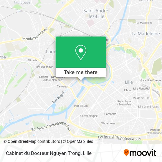 Cabinet du Docteur Nguyen Trong map