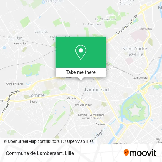 Commune de Lambersart map