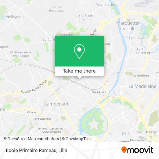 Mapa École Primaire Rameau