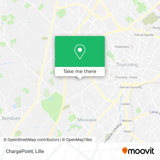 ChargePoint map