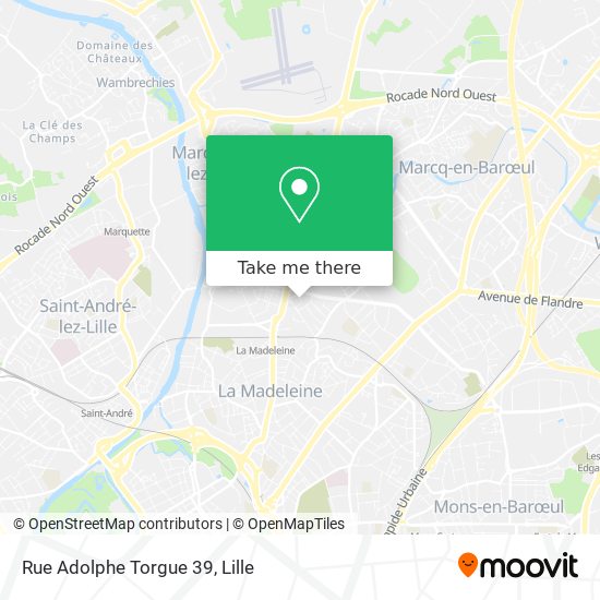 Mapa Rue Adolphe Torgue 39
