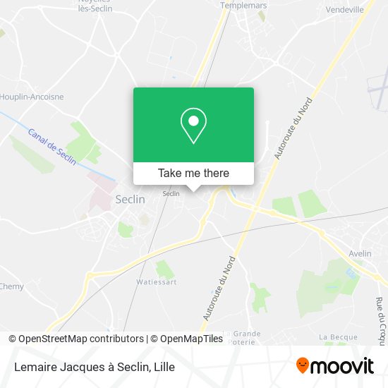 Mapa Lemaire Jacques à Seclin
