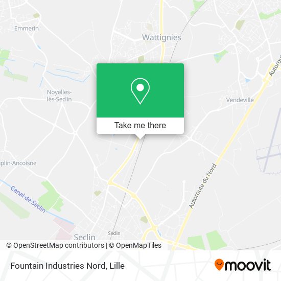 Mapa Fountain Industries Nord
