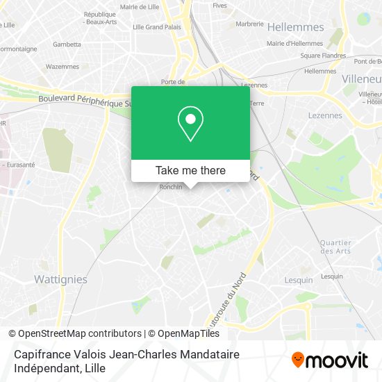 Mapa Capifrance Valois Jean-Charles Mandataire Indépendant