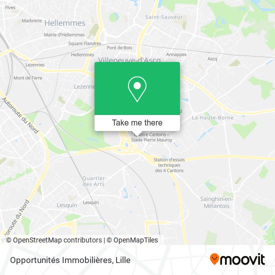 Opportunités Immobilières map