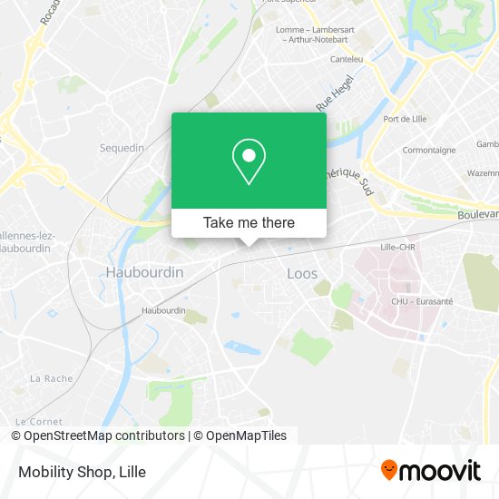 Mobility Shop map